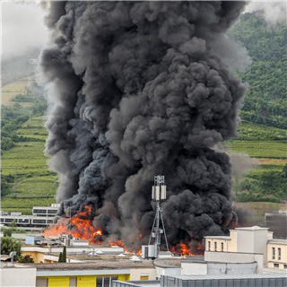 Incendio presso Alpitronic il 08.05.2024