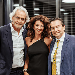 Gregor Stimpfl (sinistra), Elena Sacchetti (centro) & Danilo Potenza (destra)